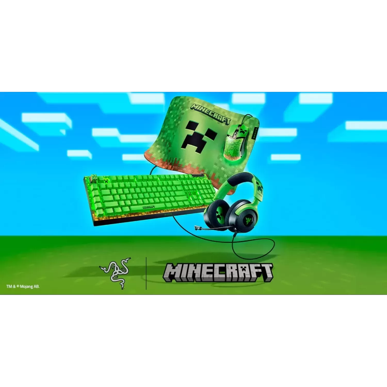 Коврики для мышки RAZER GIGANTUS V2 MEDIUM MINECRAFT EDITION RZ02-03333800