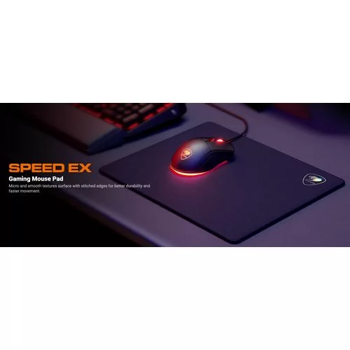 Gaming Mouse Pad COUGAR Speed EX-M PAD-SPEED-EX-M Color:black Gaming Mouse Pad COUGAR Speed EX-M PAD-SPEED-EX-M Color:black