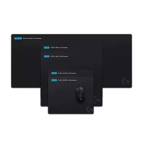 שטיח לעכבר מחשב גיימינג Logitech G240 - Cloth Surface 943-000785 צבע שחור