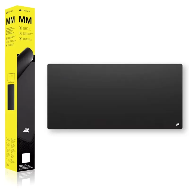 משטח עכבר לגיימינג Corsair MM Anti-fray Cloth 3XL שחור CH-941D0C0-WW משטח עכבר לגיימינג Corsair MM Anti-fray Cloth 3XL שחור CH-941D0C0-WW