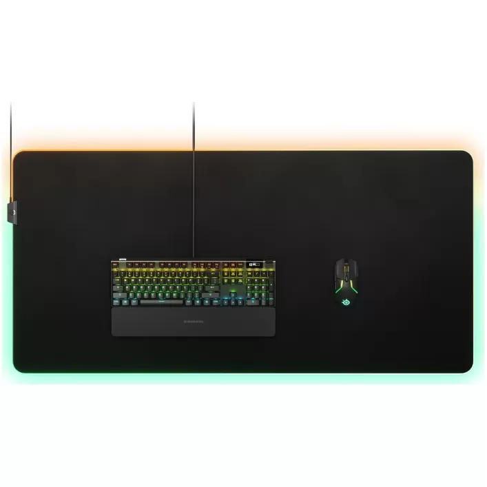 Коврик для Игровой Мыши SteelSeries QcK Prism Cloth 3XL black 63512