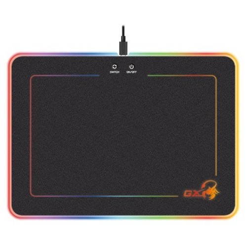 משטח לעכבר Genius GX-PAD 600H RGB Hard GAMING PAD 350X250CM 31250006400 צבע שחור משטח לעכבר Genius GX-PAD 600H RGB Hard GAMING PAD 350X250CM 31250006400 צבע שחור