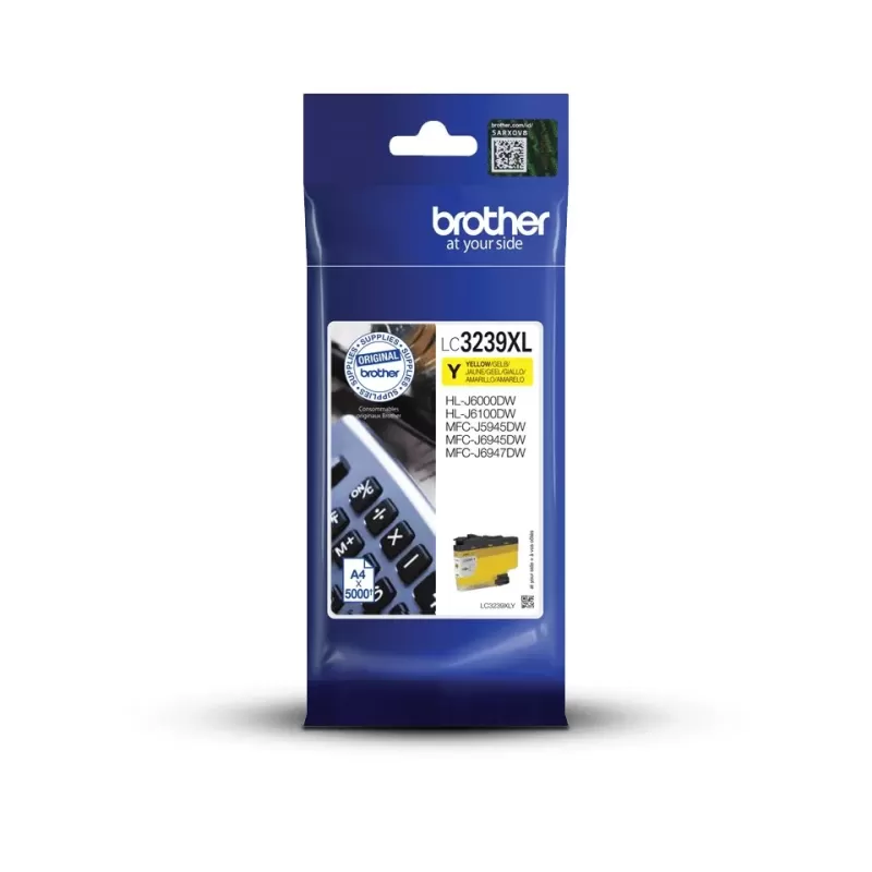 מחסנית דיו מקורית Brother LC-3239XLY J6100 צהוב LC-3239XLY