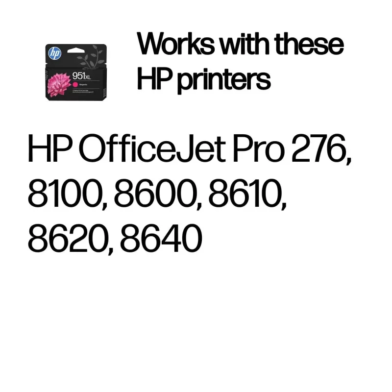 ראש דיו מקורי HP 951XL OJ Pro 8600 מגנטה CN047AE
