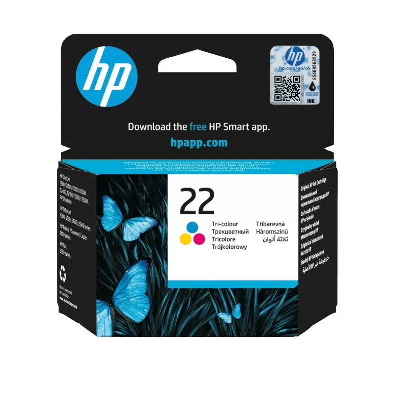 ראש דיו מקורי HP 22 3920/3940 צבעוני C9352AE