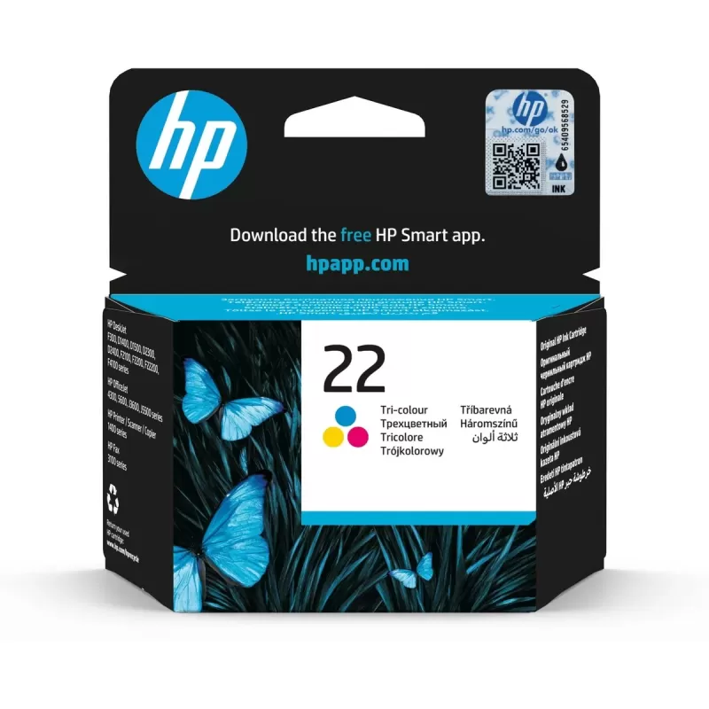 ראש דיו מקורי HP 22 3920/3940 צבעוני C9352AE