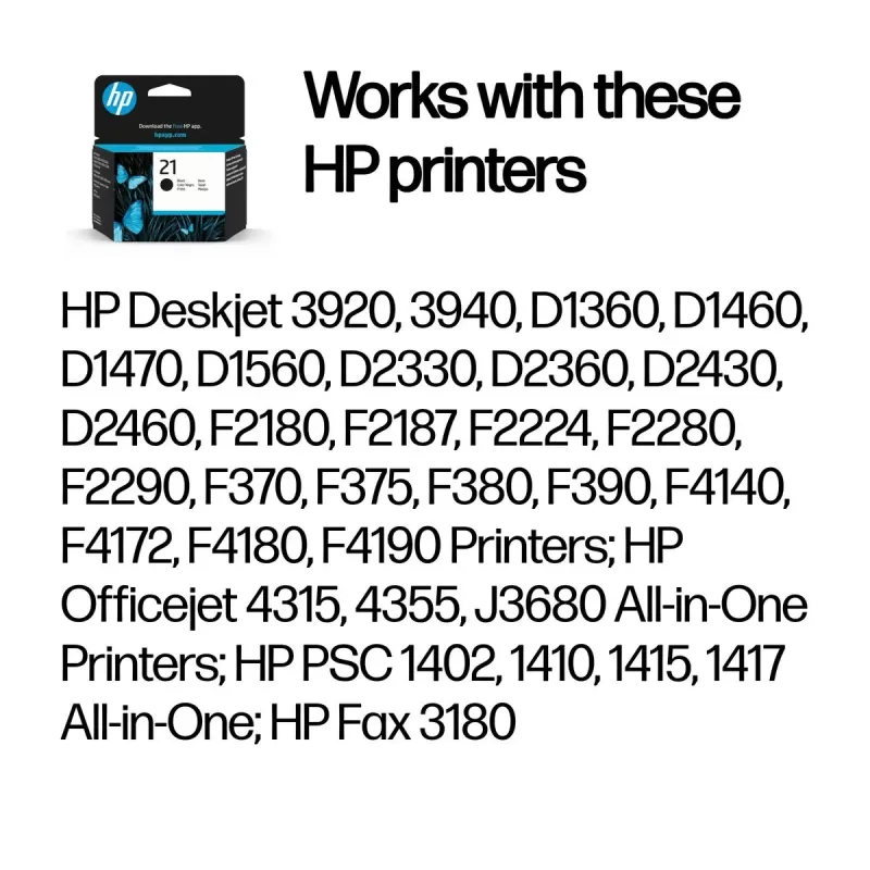 Оригинальный картридж HP 21 3920/3940 black C9351AE Оригинальный картридж HP 21 3920/3940 black C9351AE