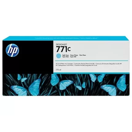 מחסנית דיו מקורית HP 771C Z6200 775ml ציאן בהיר B6Y12A
