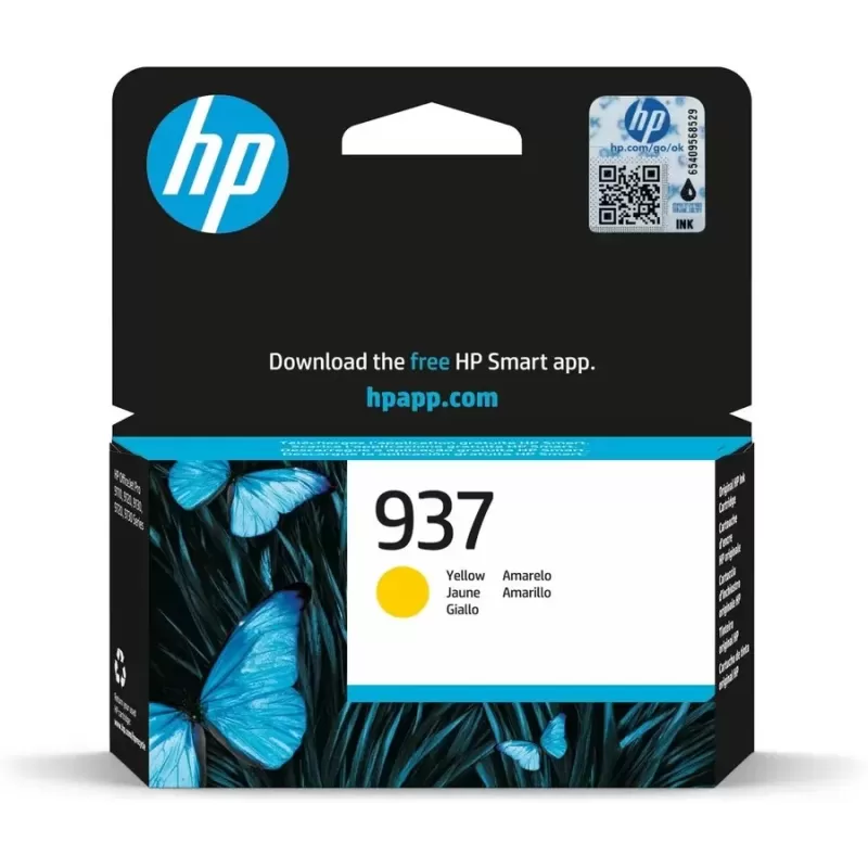 Оригинальный картридж HP 937 OJ Pro 9730 yellow 4S6W4NE