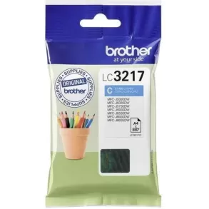 מחסנית דיו מקורית Brother LC-3217C J5330 ציאן LC-3217C