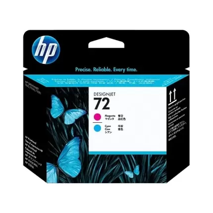 ראש הדפסה מקורי HP 72 מגנטה, ציאן C9383A