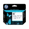 ראש הדפסה מקורי HP 91 שחור פוטו, אפור בהיר C9463A