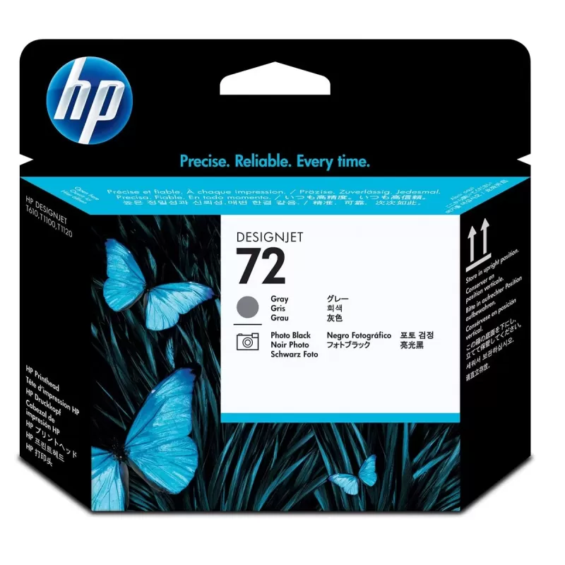 Original Printhead HP 72 black, gray C9380A