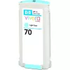 Original ink cartridge HP 70 Z2100 Light Cyan C9390A