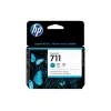 מחסנית דיו מקורית HP 711 T520/T120 ציאן CZ130A