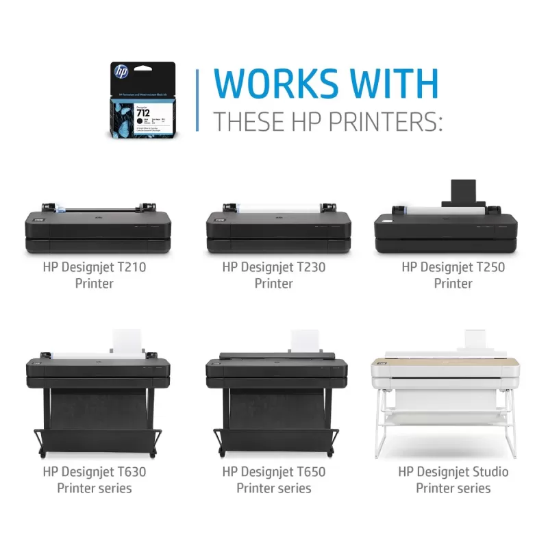 מחסנית דיו מקורית HP 712 29ml 3-Pack מגנטה 3ED78A