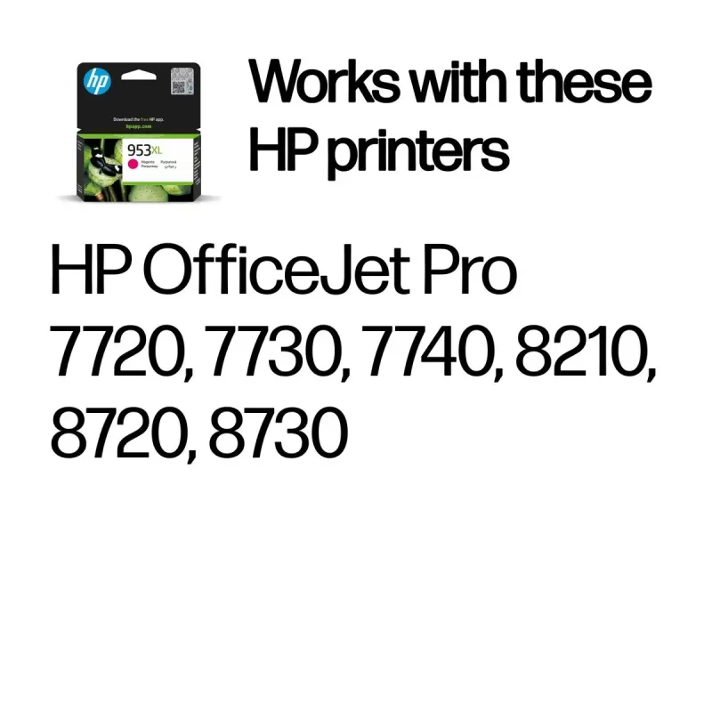 Ink Cartridge HP 953XL 8710/8720 F6U17AE