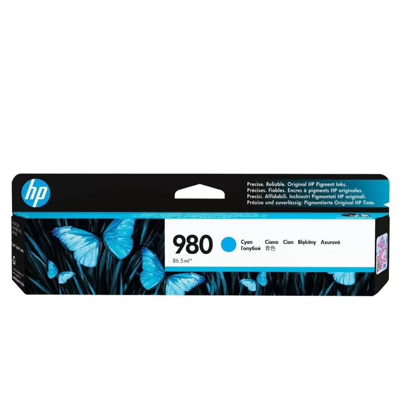 ראש דיו מקורי HP 980 X555/585 ציאן D8J07A
