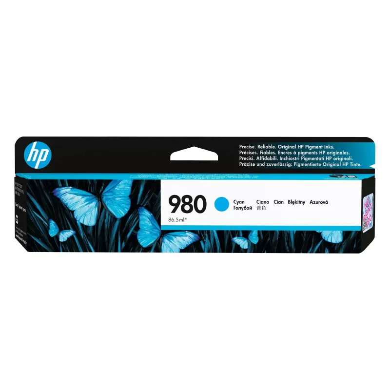 ראש דיו מקורי HP 980 X555/585 ציאן D8J07A