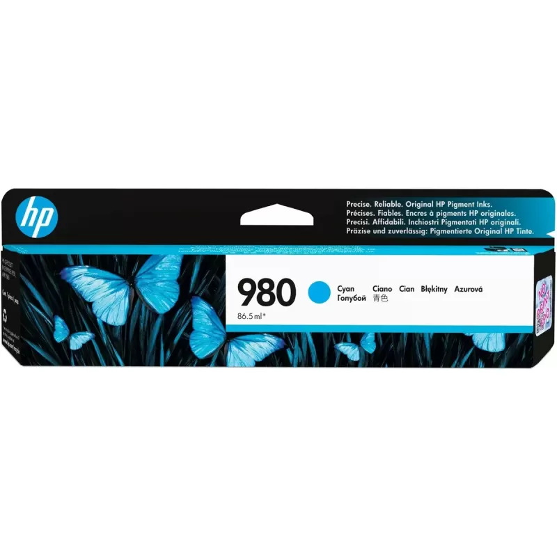 ראש דיו מקורי HP 980 X555/585 ציאן D8J07A