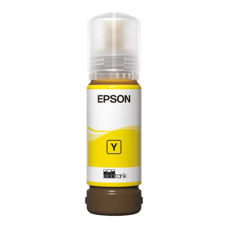 original EPSON 108 EcoTank Yellow 70ml C13T09C44A Color:yellow