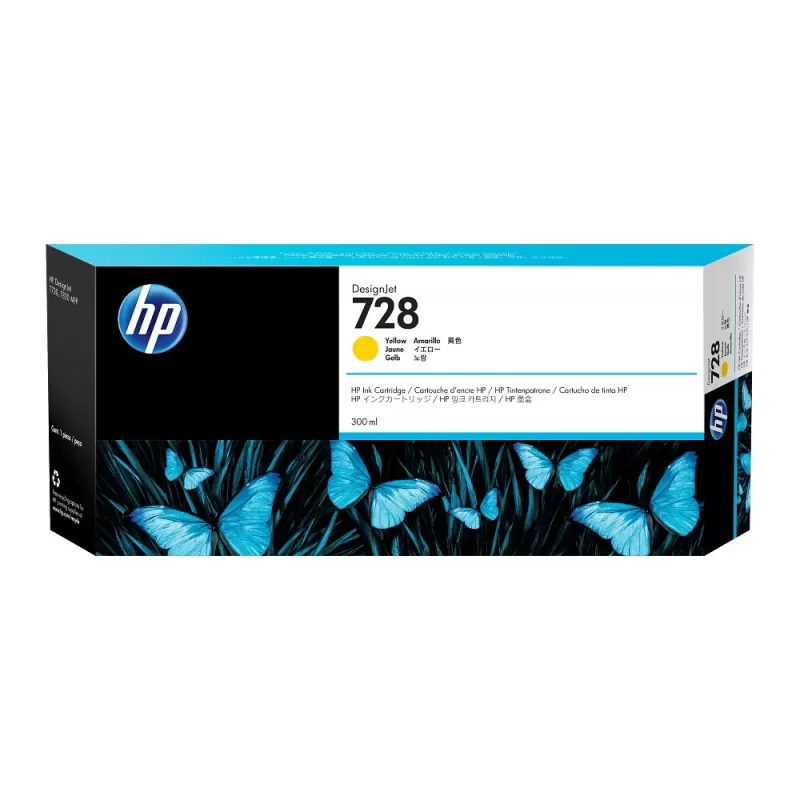 Картридж HP 728 T-730 300ml yellow F9K15A
