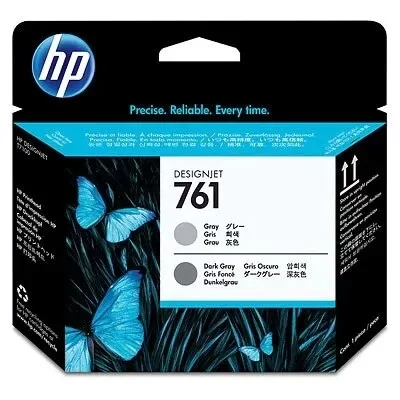 ראש הדפסה מקורי HP 761 Z7100 אפור, אפור כהה CH647A