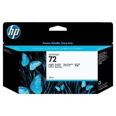 מחסנית דיו מקורית HP 72 130ml שחור פוטו C9370A