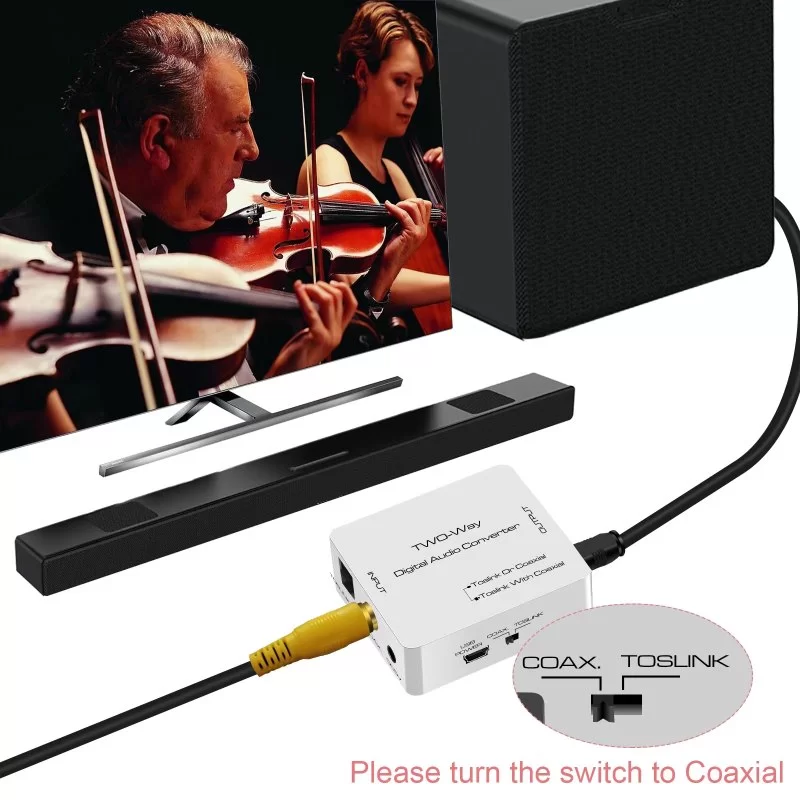ממיר אודיו Gold Touch 2 Ways Digital Audio Converter E-BI-AUDIO