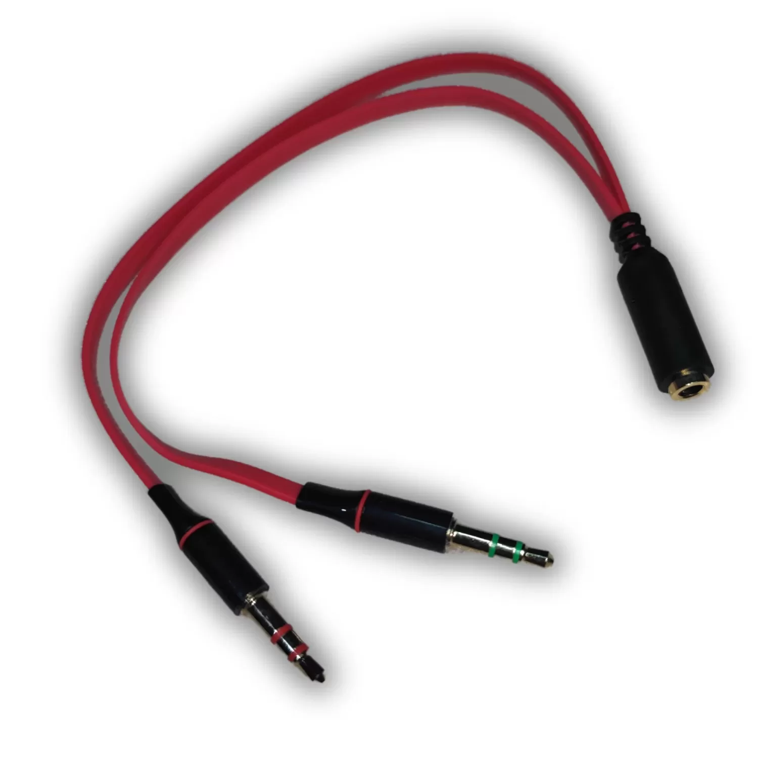 Audio adapter Female PL to SPK & MIC E-PLFM-SP Color:black, red
