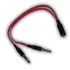 Audio adapter Female PL to SPK & MIC E-PLFM-SP Color:black, red