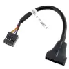 מתאם לחיבור USB 3.0 ממארז ללוח אם 19/20 Pin USB 2.0 TO USB 3.0 Female To 9 Pin Male