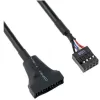 מתאם לחיבור USB 3.0 ממארז ללוח אם 19/20 Pin USB 2.0 TO USB 3.0 Female To 9 Pin Male