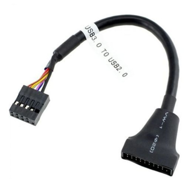 USB 3.0 from Case to Motherboard Adapter 19/20 Pin USB 2.0 TO USB 3.0 Female To.. USB 3.0 from Case to Motherboard Adapter 19/20 Pin USB 2.0 TO USB 3.0 Female To..