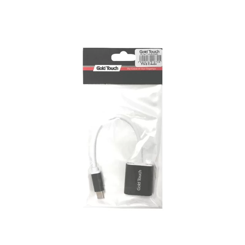 Adapter Gold Touch USB Type C to Audio Adapter E-C-AUDIO Adapter Gold Touch USB Type C to Audio Adapter E-C-AUDIO