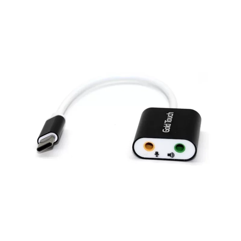 Adapter Gold Touch USB Type C to Audio Adapter E-C-AUDIO Adapter Gold Touch USB Type C to Audio Adapter E-C-AUDIO