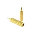 מתאם אודיו Gold Touch 3.5mm M to 6.5mm F Adapter E-3.5-6.5-P