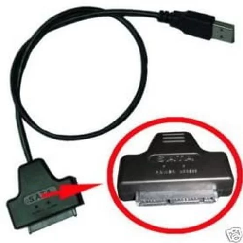 Adapter USB 2.0 to 1.8" Micro SATA Color:black