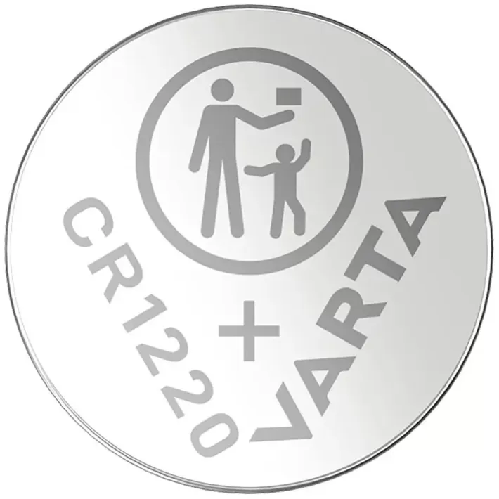סוללת כפתור ליתיום VARTA CR1220 3V מארז 10 06220101401 צבע כסוף