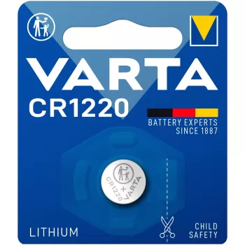 סוללת כפתור ליתיום VARTA CR1220 3V מארז 10 06220101401 צבע כסוף