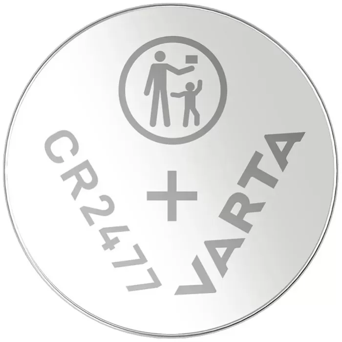 סוללת כפתור ליתיום VARTA CR2477 3V מארז 10 06477101401 צבע כסוף