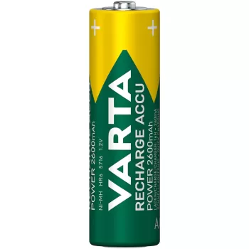 Battery VARTA Recharge Accu Power AA 2600mAh Case 4 05716101404