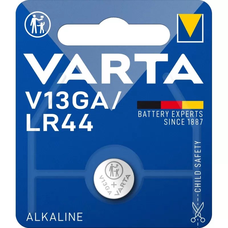 Batteries VARTA V13GA LR44 Alkaline 10 ' 04276101401 Batteries VARTA V13GA LR44 Alkaline 10 ' 04276101401