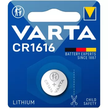 סוללת כפתור ליתיום VARTA CR1616 3V מארז 10 06616101401 צבע כסוף