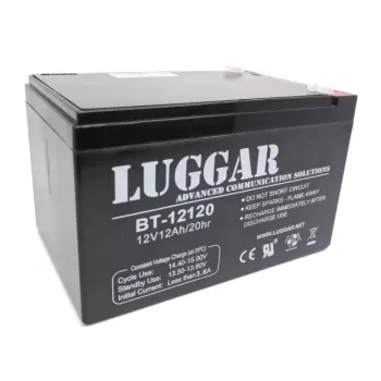 סוללה לאל פסק Luggar 12V 12Ah UPS Battery BT-1212 צבע שחור סוללה לאל פסק Luggar 12V 12Ah UPS Battery BT-1212 צבע שחור