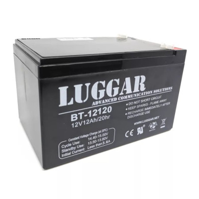 UPS Battery Luggar 12V 12Ah Battery BT-1212 Color:black UPS Battery Luggar 12V 12Ah Battery BT-1212 Color:black