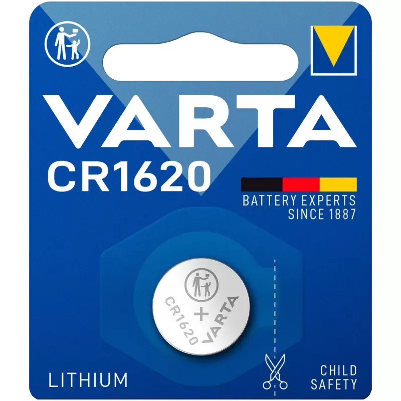 VARTA CR1620 3V Case 10 06620101401 Color:silver