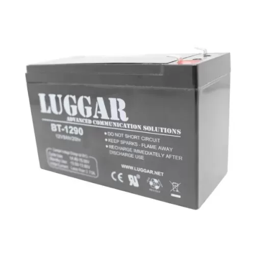 סוללה לאל פסק Luggar 12V 9Ah UPS Battery BT-1290 צבע שחור
