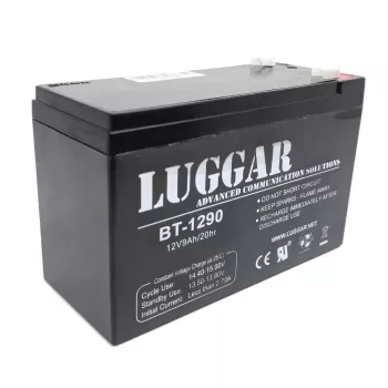 סוללה לאל פסק Luggar 12V 9Ah UPS Battery BT-1290 צבע שחור סוללה לאל פסק Luggar 12V 9Ah UPS Battery BT-1290 צבע שחור