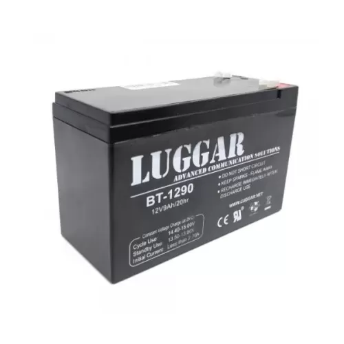סוללה לאל פסק Luggar 12V 9Ah UPS Battery BT-1290 צבע שחור